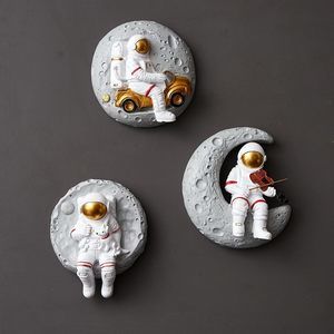 Space Astronaut Wall Sculptures Decor Set Of 3 For Boys Room Decor, 3d Kids🥺